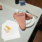 Luxury Custom Illustrated Dog Wedding Napkins, Custom Pet, Personalized Photo Napkins for Dog Wedding, Engagement Party