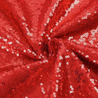 Eternal Beauty Sequin Backdrop Curtains, 2x8 Ft-2 Panels Red Back Drop for Shimmer Photography Party Wedding Birthday Decor