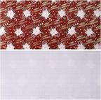 LeZakaa Christmas Wrapping Paper Roll - Red Flower & Merry Christmas Gold Foil Pattern for Holiday, Party - 17 inches x 32.8 Feet (46.45 sq.ft.)