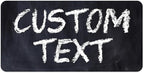 Custom Sign, Custom Street Sign, 11 Font Colors, 13 Font Styles, 4 Hole Options, 22 Sizes, 6x12 Inches, Rust Free DiBound, Fade Resistant, Made in USA by My Sign Center (Chalkboard Black)