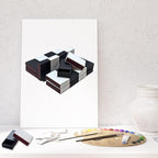 60pcs Blank Match Boxes, 2.25x1.42x0.59in Bulk White and Black Matchboxes DIY Plain Storage Containers Holders Double-Sided Striker Wedding Bridal Baby Shower Birthday Party Favor, No Matches Included