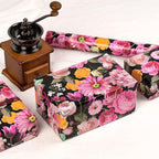 WRAPAHOLIC 30 Inch Jumbo Reversible Floral Wrapping Paper - 30 Inch X 33 Feet - Colorful Floral Design for Birthday, Mother's Day, Wedding, Baby Shower, Bridal Shower