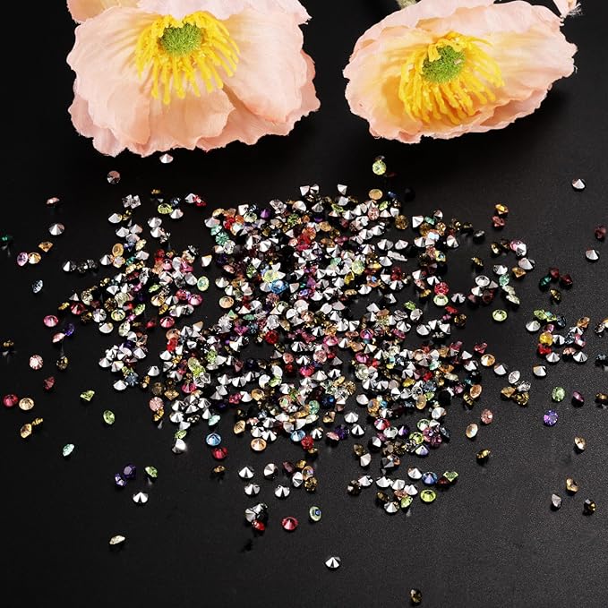 PATIKIL 14000Pcs Wedding Table Scatter Confetti Crystals 3mm Acrylic Diamonds Vase Fillers Gems for Table Centerpiece Decorations Bridal Shower Party, Blue AB