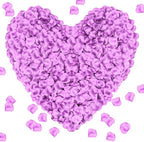 1000 Pieces Rose Petals, Artificial Flower Petals Fake Rose Petals Silk Red Rose Petals for Romantic Night,Wedding,Proposal Anniversary Flower Decorations (Light Purple)