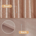 Fitable Rose Gold Sequin Tablecloth for Parties - 2 Pack, 60x102 Inch - Sparkle Glitter Rectangle Tablecloth for 8 Foot Tables, Party Table Overlays for Wedding Baby Shower Photography