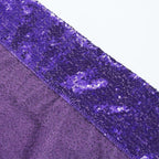 Poise3EHome 8Ft x 10Ft Purple Sequin Backdrop, Glitter Thick Satin Sequin Background Drapes, Sequence Backdrop for Halloween Wedding Party Holiday Festival Decor