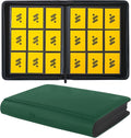 Card Binder 9 Pocket,Trading Card Binder Holds up to 360 Cards with 20 Sleeves,Zipper Card Holder Album Compatible with TCG Card/Game Cards/Sports Card