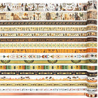 Mooker 16 Rolls Washi Tape Set - Decorative Tape Egyptian Style, Craft Tape for Journaling Supplies, Scrapbooking Supplies, Journaling Supplies, DIY Crafts, Junk Journal Supplies, Scrapbook Paper