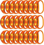 100 Pcs LED Bracelets Sound Activated with Flashing LED Strobe Music Control Light Up Bracelets for Rave, Game Prizes, Birthday Party Favor,Valentine's Day gift