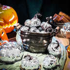 Lenwen 12 Pcs Artificial Disco Pumpkin Glitter Mirror Pumpkin for Decorating Fall Farmhouse Hanging Ornament Harvest Decor for Halloween Thanksgiving Table Centerpiece(Sliver)