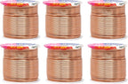 Mandala Crafts 16 Gauge Anodized Aluminum Craft Wire for Jewelry Making – 390 FT Colored Flexible Rose Gold Combo Wire - Bendable for Bonsai Armature Crafting Sculpting