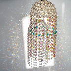 Crystal Suncatchers Window Hanging Wind Chime Garden Porch Home Wedding Party Suncatcher Rainbow Maker Crystal Glass Beads Prisms Sun Catcher