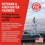Fire Department Coffee - Gives Back to Firefighters - Irish Whiskey Infused Coffee Beans - Medium Roast - Non-Alcoholic - Roasted in the USA - Whole Bean - Veteran Owned - 12 oz