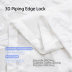 White Sheer Curtains for Living Room Boho Rod Pocket Light Filtering Curtain Drapes 95 inches Long 2 Panels Set with Floral for Bedroom 3D Flocked Texture & Rococo Motifs Window Curtains 52"W*95"L