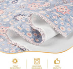 Snycler Table Runner Boho Table Runners Vintage Elegant Farmhouse Table Center Linen Decor for Home Dining Party Entrance (13x48 Inch) Blue