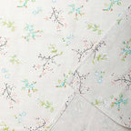 Pastoral Square Tablecloth - 52 x 52 Inch - Beige Linen Table Cloth - Washable Table Cover with Dust-Proof Wrinkle Resistant for Restaurant, Picnic, Bistro, Indoor and Outdoor Dining, Gardenia