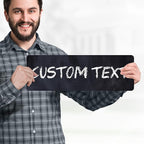 Custom Sign, Custom Street Sign, 11 Font Colors, 13 Font Styles, 4 Hole Options, 22 Sizes, 6x18 Inches, Rust Free DiBound, Fade Resistant, Made in USA by My Sign Center (Chalkboard Black)