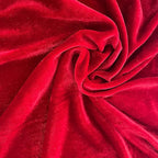 Luxurious Velvet Table Runner, 10ft Wedding Reception Decorations, 20x120inch Soft Velvet Fabric, Table Linen Overlay, Wedding Table Runners (Red, 20X120inch)