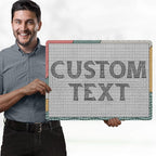 Custom Sign, Custom Street Sign, 11 Font Colors, 13 Font Styles, 4 Hole Options, 22 Sizes, 18x24 Inches, Rust Free DiBound, Fade Resistant, Made in USA by My Sign Center (Fauxsaic 2)