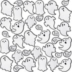 Chinco 36 Pcs Halloween Ghost Car Magnets Reflective Ghost Boo Refrigerator Automotive Magnet Stickers Cute Holiday Fridge Garage Door Decorations Holiday Waterproof Magnetic Decals