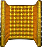 Golden New Inflatable Photo Booth Inflatable Photo Wall with Built-in Blower and LED Promotional Advertising for Wedding Events