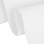 LTC LINENS 10 Pack 108 Inch Round Tablecloths White - Bulk for 48 Inch Round Table Floor Length - Wrinkle Resistant Polyester Fabric Cloth for Wedding