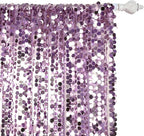9x9FT Big Sequin Purple Backdrop Curtains, Sequin Photo Backdrop Payette Backdrop Curtain Panels, Shimmer Fabric Photography Backdrop for Wedding Party Christmas Decoration