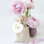 Andaz Press Personalized Round Circle Wedding Gift Tags, Metallic Gold Ink, Bachelorette Party, 24-Pack, Custom Made Any Name, Gold Party Decor
