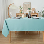 Biscaynebay Tablecloth for Rectangle Tables-70x120 Inch Aqua Blue Outdoor Picnic Table Cover-Rectangular Folding Table Cloths Water Resistant for Kitchen Camping Dining Room Patio Banquet Party
