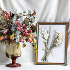 12/24 Pack Dried Flowers for Vase Various Mini Bouquet Dried Small Wildflowers Natural Real Flowers Bulk for Crafts DIY Wedding Decor (12, White)
