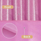 Fitable 2 Pack Pink Sequin Tablecloth for Parties 90x156 Inch - Sparkle Glitter Table Cloth Laser Rectangle Overlay for Wedding Baby Shower Ceremony Birthday Holiday Banquet