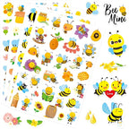 Bumble Bee Stickers Summer Spring Happy Honey Bee Decal Sticker 660 Counts Party Cute Gifts Goodie Bags Decor Game Rewards Birthday Party Favors Water Bottle Sticker Laptop Invitation Decor