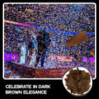 Ultimate Confetti, Brown Biodegradable Confetti - Rectangular Flame-Resistant Tissue Paper Confetti for Cannon and Launcher use – Best for Gender Reveal, Parties, and Concerts - 20 lb, 320 oz