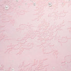 LuoluoHouse Pink Lace Table Cloth 60x120inch 2Pcs for Decorations Wedding Baby Shower