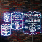 ADVPRO Personalized Your Name Home Bar RGB Dynamic Glam LED Sign - Cut-to-Edge Shape - Smart 3D Decoration - Multicolor Signage st06s32-fnd-p11a-tm-c