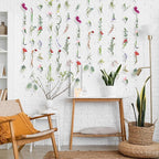 XunYee 6 Pcs 35.4 ft Flower Garlands Hanging Wildflower Backdrop Decoration Artificial Floral Garlands Fake Flower Vines Faux Silk Wildflower Decor for Halloween Fall Wedding Garden Wall Arch(Spring)