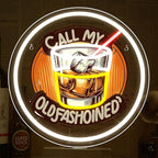 Call My Old Fasion Neon Sign Wine LED Neon Signs for Wall Decor Night Lights Music Bar Lamp for Home Led Light for Wine Tasting Club Gift for Party Decorations