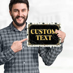 Custom Sign, Custom Street Sign, 11 Font Colors, 13 Font Styles, 4 Hole Options, 22 Sizes, 7x10 Inches, Rust Free DiBound, Fade Resistant, Made in USA by My Sign Center (Marble Tile)