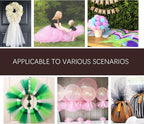 54" by 20 Yards Tulle Fabric Rolls Tulle Ribbon Tutu Spool Bolt for DIY Wedding Decoration Baby Shower Tutu Skirt Gift Wrapping Large Matte Tulle, Roll Packaging (Dusty Rose)