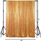 ShiDianYi 4FTX6FT-Gold-SEQUIN Photo Backdrop,Party/Prom Photography Background,Wedding Photo Booth (Gold)