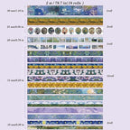 18 Rolls Washi Tape Set Art washi Tape for Crafts and Journaling Scrapbooking Supplies Scrapbook Tape Decorative washi Tape for Scrapbooking
