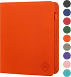 Premium Card Binder 12 Pocket for 720 Pockets Trading Card Binder, PU Zipper Card Collection Album, Sturdy Side-Loading Card Book Holder for MTG, TCG, Game Cards, Sports Cards
