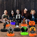 KatchOn, Halloween Centerpieces for Tables - Pack of 9 | Witch Halloween Table Centerpiece, Halloween Table Decorations | Orange and Black Halloween Centerpiece | Spooky Halloween Decorations Indoor