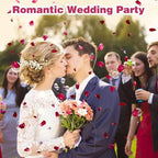 20 Pack Biodegradable Confetti, Dried Flower Petals,Biodegradable Flower Petals,Wedding Send-Off Ideas for Wedding Proposal Party Valentine's Day Decor Flower Girls (Red Rose & Lavender & Marigold)