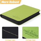 Trading Card Binder, Card Collection Binder Album Folder with 540 Side Loading Pockets, 9 Pocket Trading Card Album Folder for TGC,MTG, Baseball Cards, Yugioh(Green)