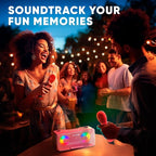 MASINGO Karaoke Machine for Adults and Kids with 2 Wireless Microphones, Portable Bluetooth Singing Speaker, Colorful LED Lights, PA System, Lyrics Display Phone Holder, and TV Cable. Presto G2 Pink