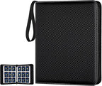 Trading Card Binder, 900 Pockets Card Binder, 9-Poccket Sided Pocket Sports Card Binder, Premium Card Binders Compatible with MTG, TCG, Baseball Cards(Carbon Black)