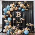 30x10 ft Wrinkle Free Black Sequin Backdrop Curtain for Parties,Thick Not Fall Glitter Wedding Drapes Backdrop,6 Panels 5x10ft Shimmer Photo Wall Back Drop Cloth for Birthday Photography Background