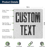 Custom Sign, Custom Street Sign, 11 Font Colors, 13 Font Styles, 4 Hole Options, 22 Sizes, 12x12 Inches, Rust Free DiBound, Fade Resistant, Made in USA by My Sign Center (Concrete)