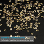 PATIKIL 4000 Pcs Wedding Table Scatter Confetti Crystals 6mm Acrylic Diamonds Vase Fillers Gems for Table Centerpiece Decorations Party Vase Beads, Light Brown